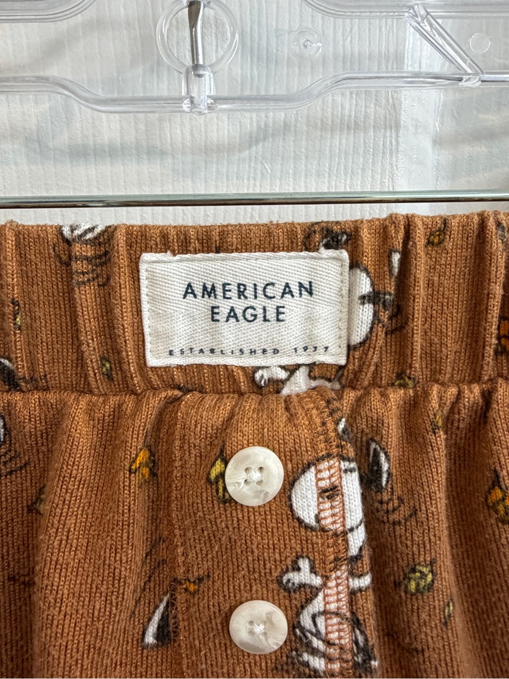 American Eagle luxe snoopy print pj set - Picture 4 of 6